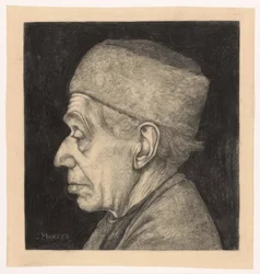 Douwe, profiilissa vasemmalla