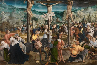 Ristiinnaulitseminen (öljy paneelissa)