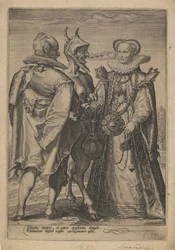 Avioliitto varallisuuden puolesta paholaisen toimesta, n. 1600