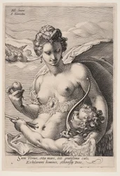 Venus ja Amor, sarjasta Kolme jumalatarta