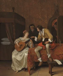 Ascagnes ja Lucelle Musiikkioppitunti, 1667.