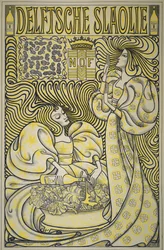 Delftin salaattiöljyn mainosjuliste, 1894