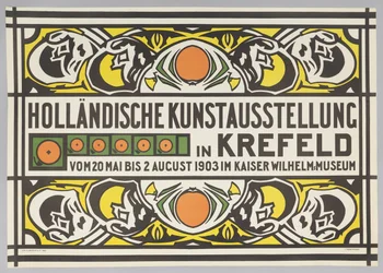 Holländische Kunstausstellung (Hollannin taidenäyttely Krefeldissä)