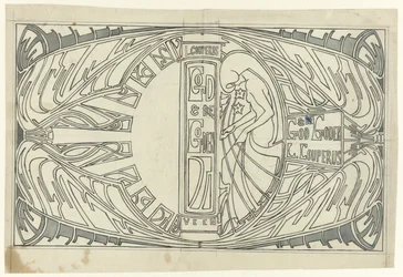 Bändin suunnittelu: Louis Couperus, God and Gods, 1903