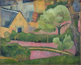 Maatila Le Pouldussa, n. 1892 (öljy kankaalle)