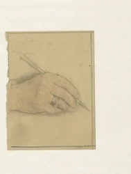 Härkäpäinen ShaStudie van de hand van Geheimrat M. Kempnerrike ja Bluebird saksifragen ja metsämansikan kanssa (Mozu, ruri, yukinoshita, hebi-ichigo), nimettömästä kukkien ja lintujen sarjasta