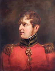 Kenttämarsalkka Lord Fitzroy James Henry Somersetin muotokuva, brittiläinen sotilas, 1821