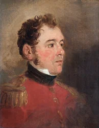 Kenraali Sir James Shaw Kennedyn muotokuva, brittiläinen sotilas, 1821