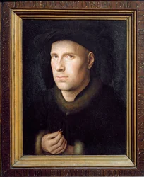 Jan De Leeuwin muotokuva (öljy puulle