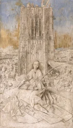 Pyhä Barbara, noin 1427 (öljy paneelille)