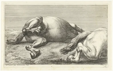 Kaksi kaatunutta hevosta, oikea sivulta katsottuna Dead Horses (sarjan nimi)