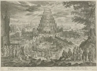 Nimrod rakensi Baabelin tornin Royal Bible (sarjan nimi)