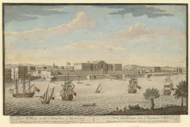 Fort William Bengalin kuningaskunnassa, joka kuuluu Englannin East India Companylle