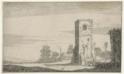 Ruïne van een toren maisemassa Rauniot (sarjan nimi) (sarjan nimi)