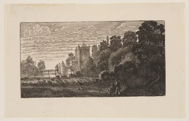 Spaernwouder tai Amsterdamsche Poort Haarlemissa, kuudelta maisemakuvalta.