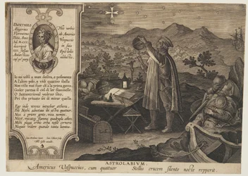 Astrolabio - Amerigo Vespucci, Nova Reperta -lehdestä