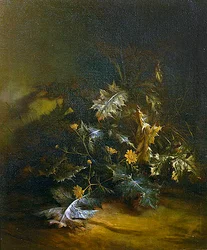 Ohdakkeet (öljy kankaalle)