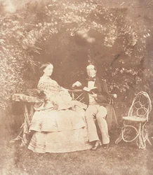 Herra ja rouva W. Beach, 1853-56.
