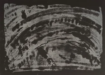 Poisoned Earth II, 2013 (moottorisaha puupiirros)