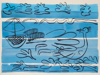 Sailing West Coast, 2015 (akvarelli ja tussi)