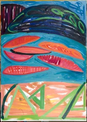 Olemme vain voittamattomia (II), 2007 (öljy kankaalle)