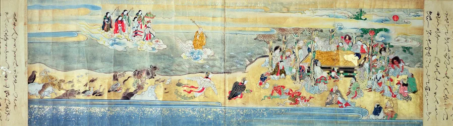 Buddhan kuolema (maalattu kirjakäärö)