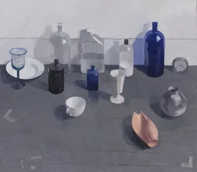 Still Life with Shell, 2024 (öljyä kankaalle)