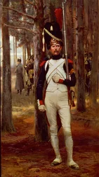 Keisarillisen kaartin jalkakranadieri, Edouard Detaille