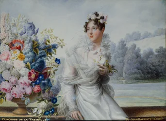 Tremoillen prinsessa (öljy kankaalle)
