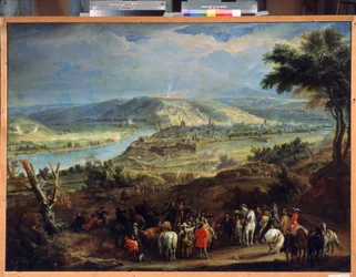 Namurin piiritys vuonna 1692 (The Siege of Namur vuonna 1692). Louis XIV:n ja Vaubanin piiritys kaupungin 29. toukokuuta - 30. kesäkuuta 1692. Jean-Baptiste Martinin maalaus (Jean Baptiste Martin