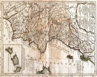 Aragonia, Katalonia, Valencian yhteisö, Murcia, Andalusia, Kastilia-La Mancha ja Baleaarit, Espanja.