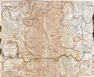 Piemonte, Lombardia, Trentino-Alto Adige, Veneto, Emilia-Romagna, Italia.