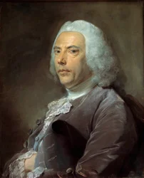 Pierre Bouguerin muotokuva (1698-1758) Jean-Baptiste Perroneaun (Jean Baptiste Perronneau) (1715-1783) tiedeakatemian jäsen, geometria ja tähtitieteilijä maalaus (1715-1783) 1753, 68 x 57 cm - - Pierre Bouguerin muotokuva (1698) 1758) Akatemian jäsen o