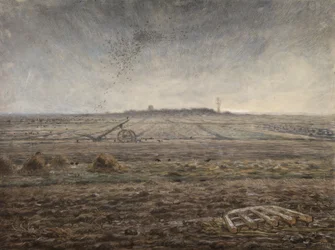 Winter, The Plain of Chaillyn, n. 1862-66 (pastelli paperille)