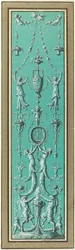 Arabesque -paneeli Hôtel de Salmille, Pariisi