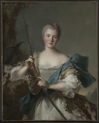 Naisen muotokuva Diana