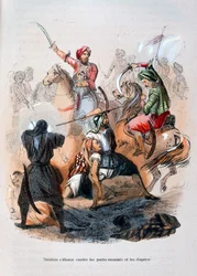Ibrahim Pasha taistelee wahabeja vastaan, Saudi-Arabia, 1811-1818 1847