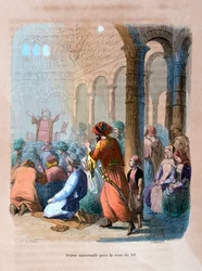 Universaali rukous Niilin tulvan puolesta, Egypti, c1847