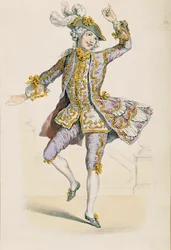 Gallant Farmer Jean Antoine Watteaun piirroksesta