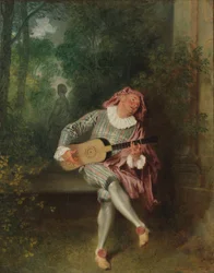Mezzetin, n. 1718-20 (öljy kankaalle)