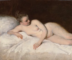 Makaava alaston, noin 1713-17 (öljy paneelille)