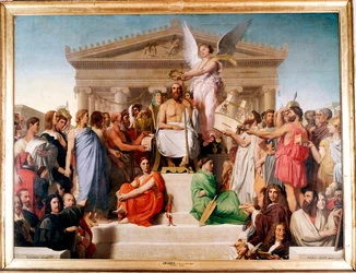 "Homeroksen apoteoosi", 1827