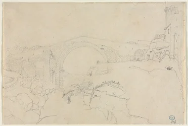 Ponte dellAbbadia Vulcissa, 1800-luvun ensimmäinen puolisko.