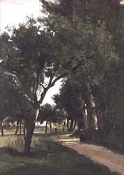 Avenue in the Woods, lähellä Chavilleä, noin 1824