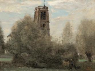 Crécy-en-Brie, kylän kellotorni (Clocher de Saint Georges)