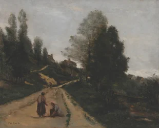 Ranska: Gouvieux, près Chantilly. Polku ylöspäin