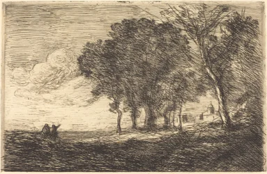 Italian maisema Italialainen maisema, c. 1865.