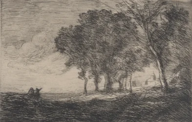 Italialainen maisema Italialainen maisema, n. 1865.