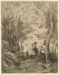 Le grand cavalier sous bois (Suuri ratsastaja metsässä)
