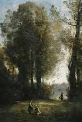 Päivänkakkarien poiminta; Picking Daisies, n. 1865-1870